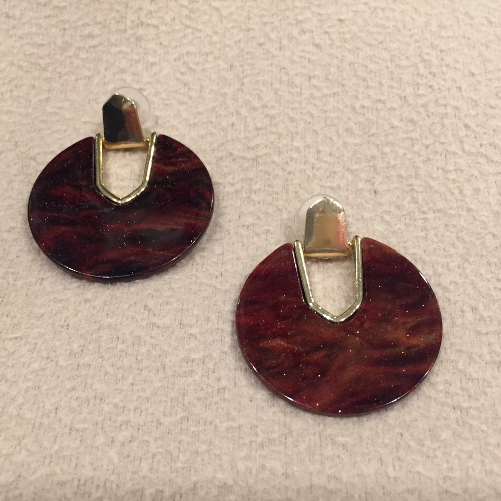 🦒 New-Animal print post earrings